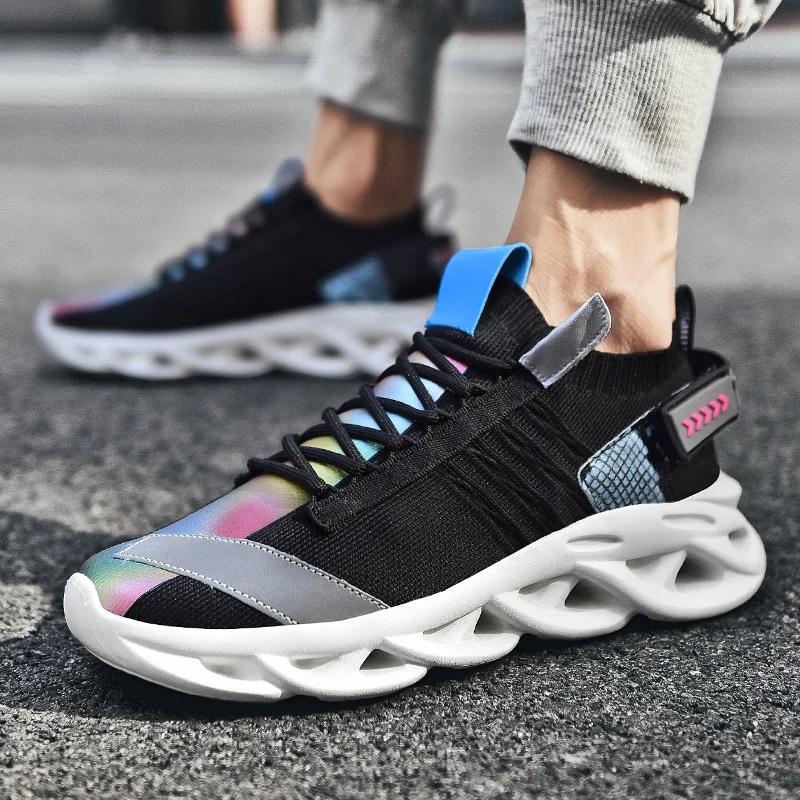 Мужские кроссовки для бега новые модные трендовые мужские удобная повседневная