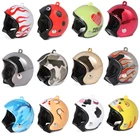 Шлем для кукольного домика, милый Миниатюрный Кукольный мини-игрушечный шлем, аксессуары для кукольного домика, защитный от дождя, шапка, шлем для курицы