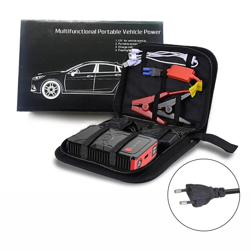 

Super Safe Car Jump Emergency Starter Engine USB Quick Charge 12V Auto Portable Lithium Battery Power Pack High Capacity T21E