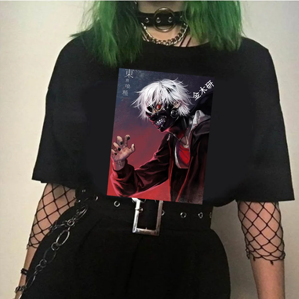 

Anime Tokyo Ghoul Unisex T Shirt Tops Tees Short Sleeve Casual Men Tshirt Clothes Male
