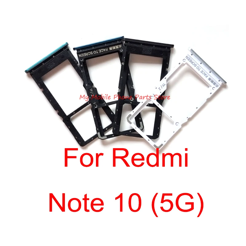 20 PCS For Redmi Note 10 5G Sim SD Card Tray Card Reader Holder Slot Adapter For Xiaomi Redmi Note 10 Note10 5G Sim Tray Holder