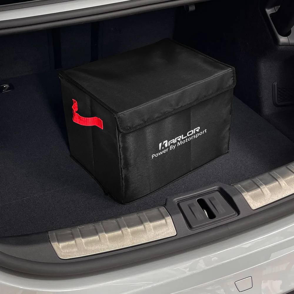Folding Car Trunk Organizer Storage Bag Oxford Cloth Stowing Tidying Portable Cargo Box Container Accessories | Автомобили и