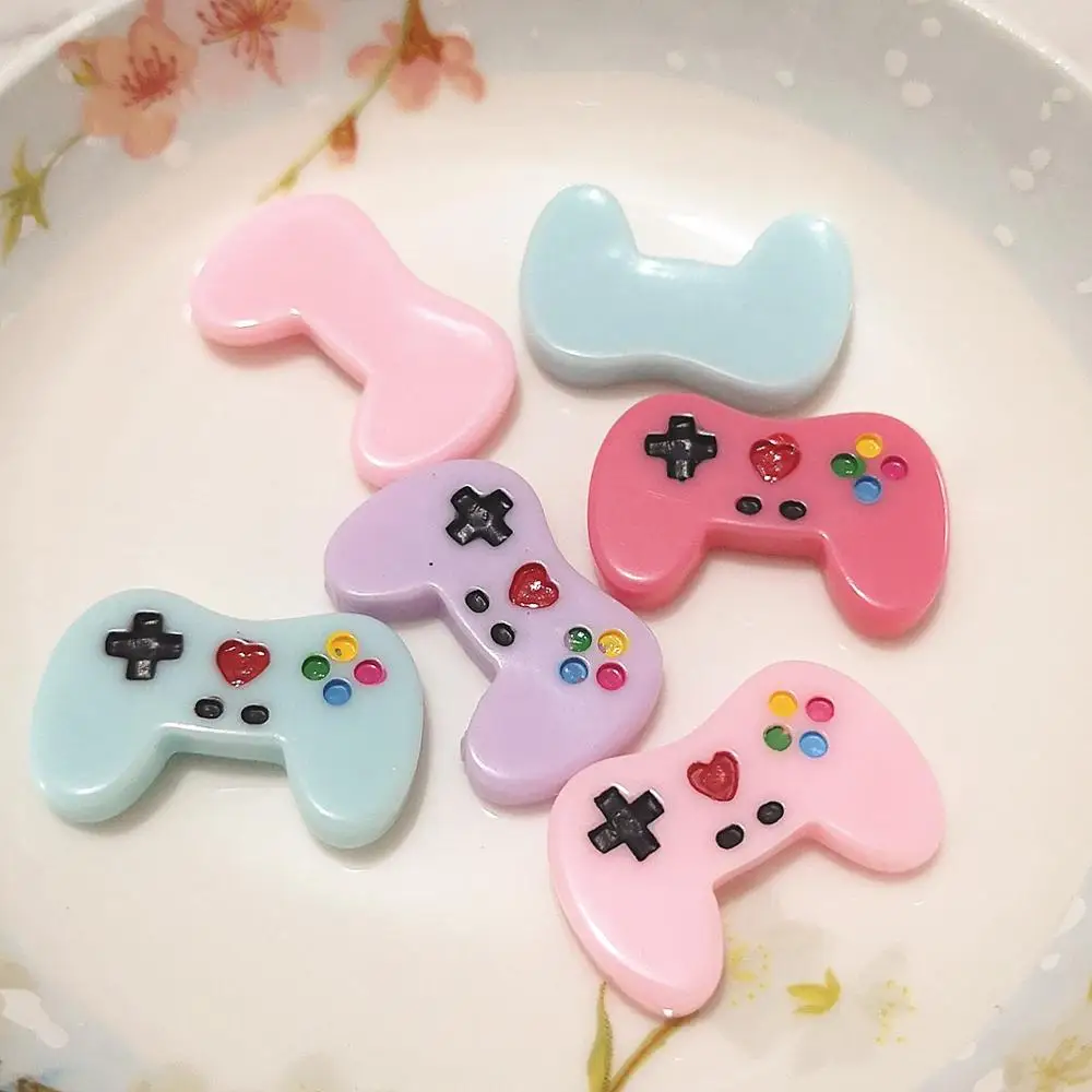 8 шт. наполнитель для слайма бусины шармы игровой контроллер кабошон с плоской