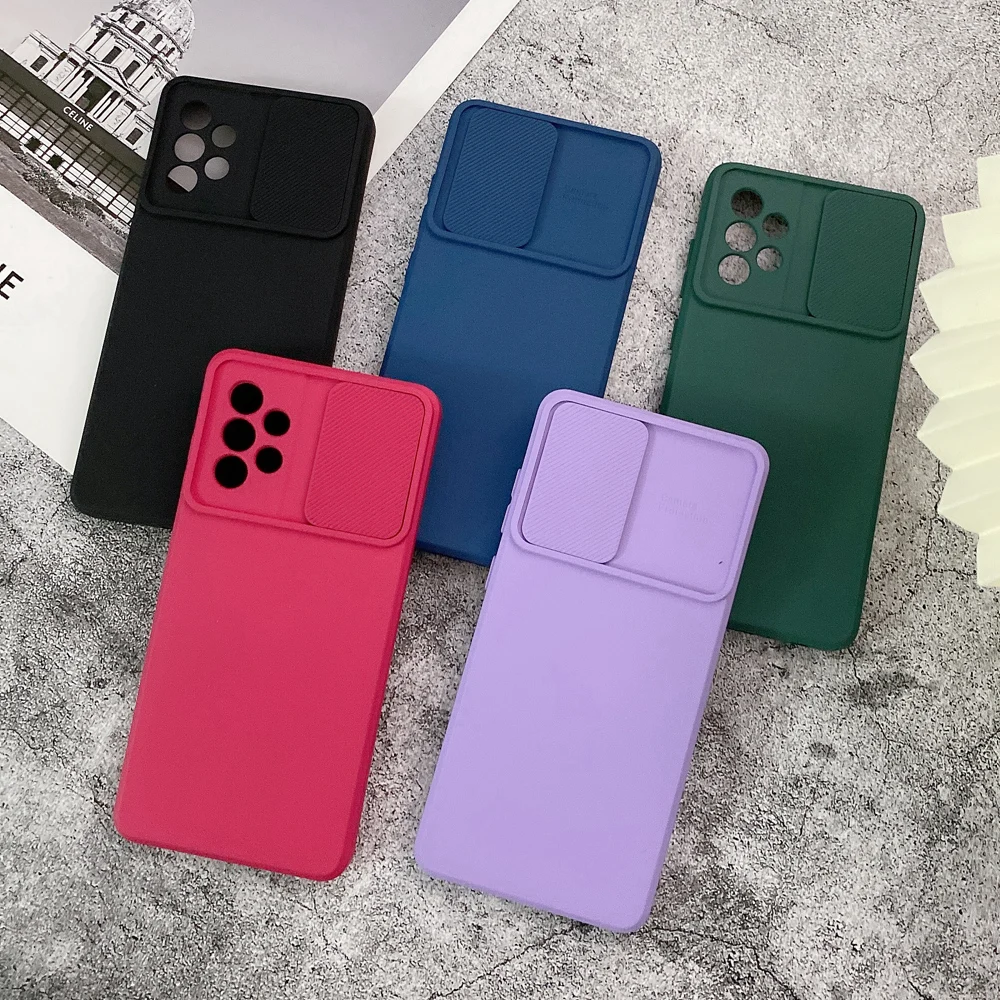 

Camera Lens Protection Phone Case for Galaxy S20 S21 Fe Ultra A71 A41 A31 A12 A42 A72 A52 5G A22 Shockproof Soft Silicone Cover