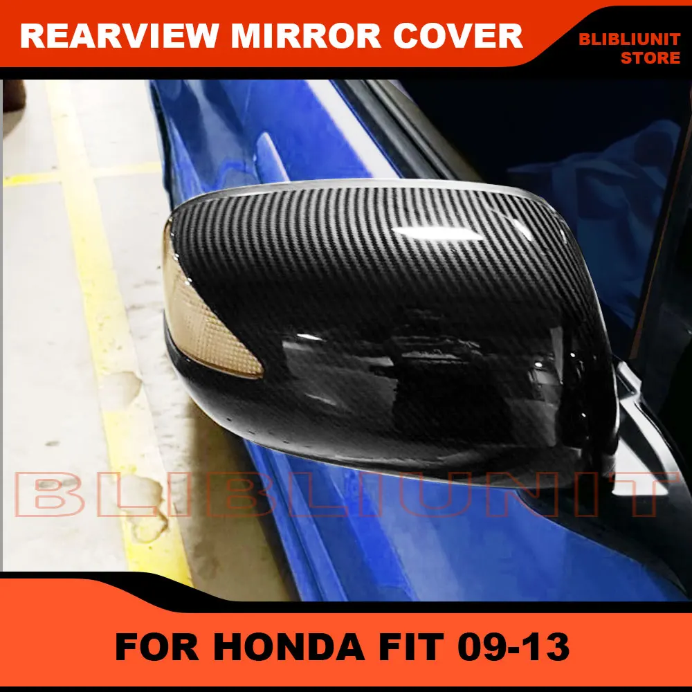 Для HONDA FIT JAZZ внешний Зеркало заднего вида крышка Корпус чехол 2009 2010 2011 2012 2013 GE6 GE8 в