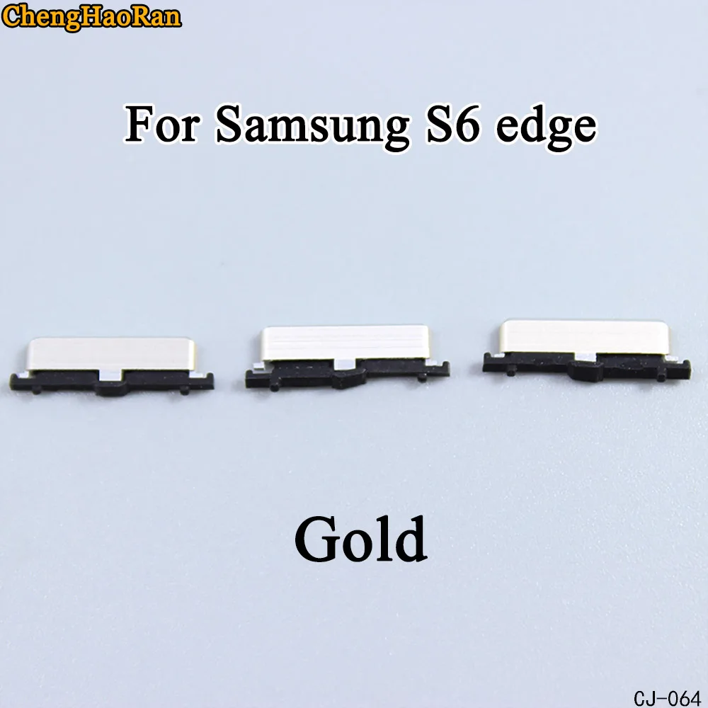 ChengHaoRan Боковая кнопка для Samsung S6 edge чехол телефона питания громкости запасные