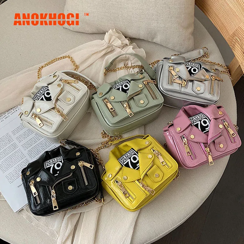 Женская модная сумка на ремне с цепочкой качественная квадратная MB643|Сумки