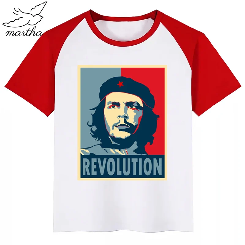 Ernesto/Guevara детская футболка для маленьких мальчиков модная с короткими рукавами