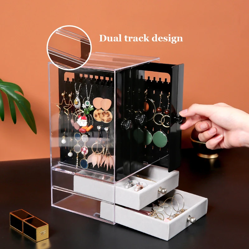 Новый модный акриловый материал ювелирный дисплей удерживает серьги держатель