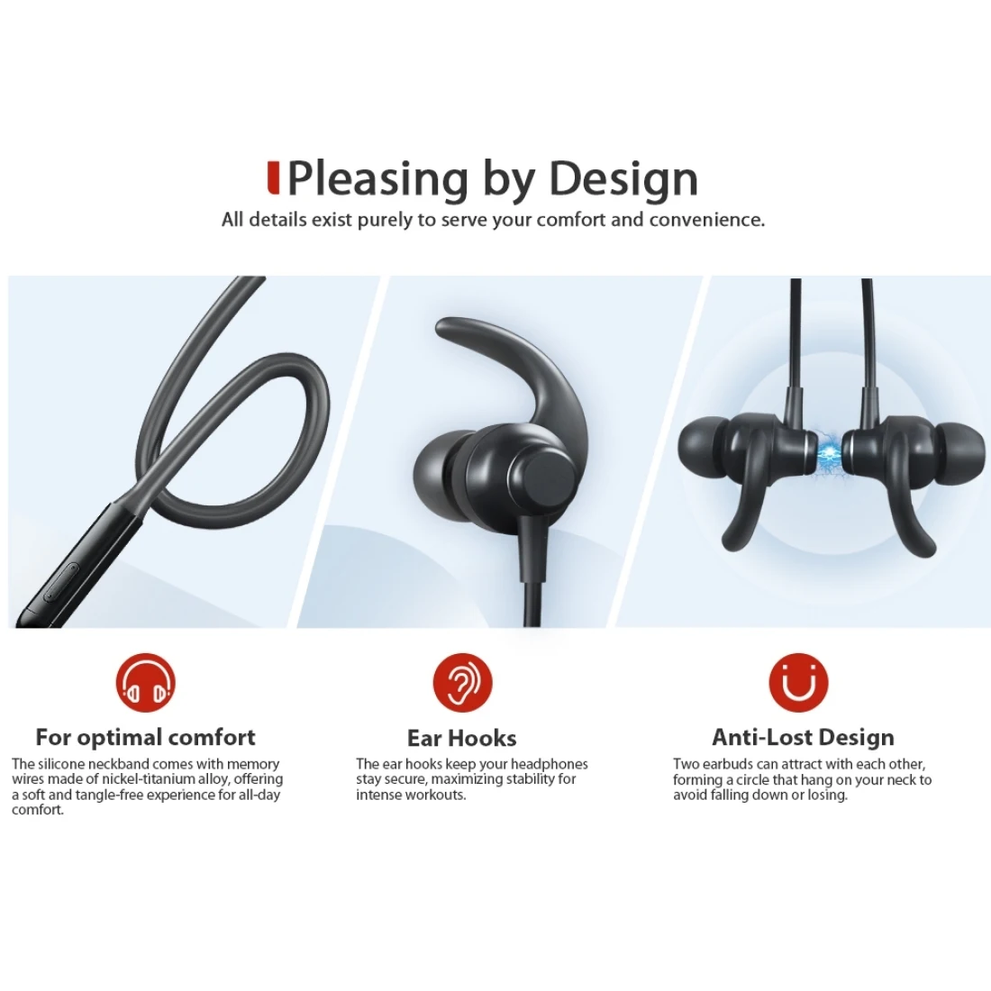Оригинальные Беспроводные спортивные Bluetooth-наушники Blackview FitBuds 1