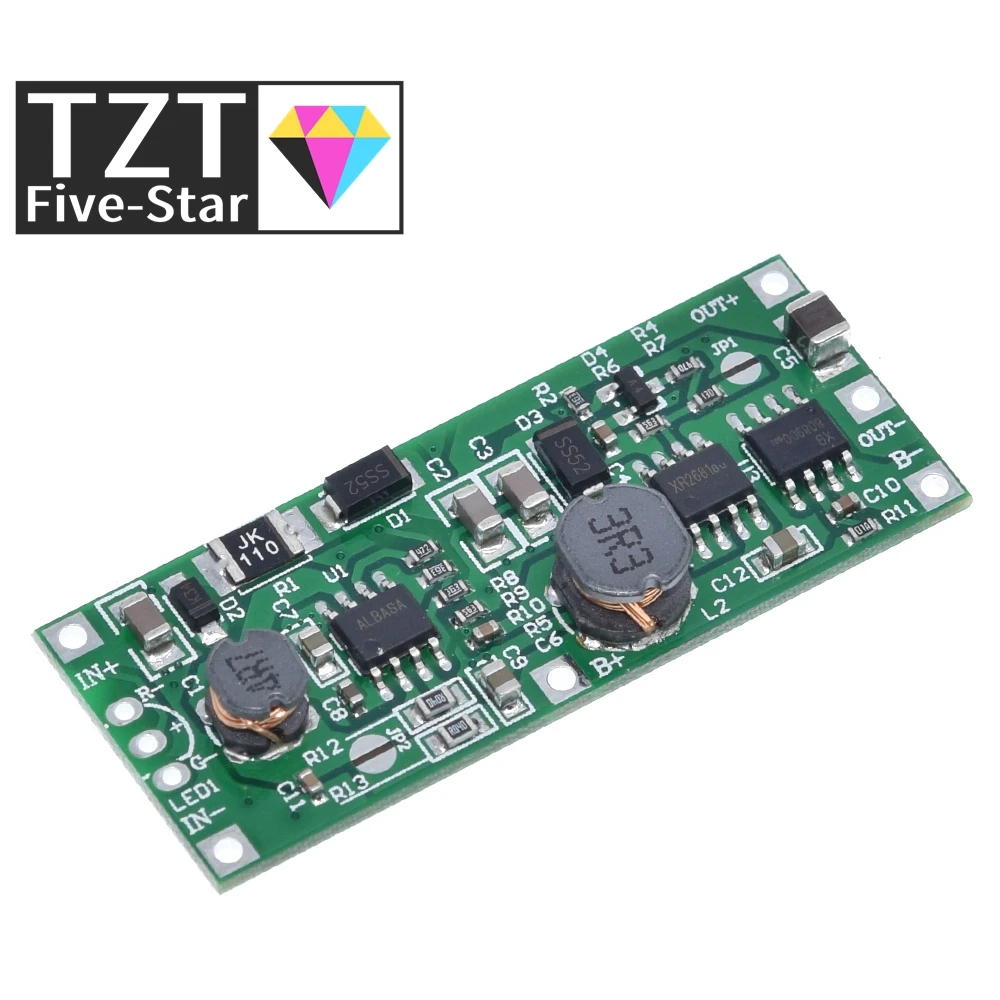 DC 5V 9V 12V Charging Step Up Booster Module for 18650 Lithium Battery UPS Voltage Converter Protection | Электронные компоненты