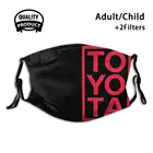 Маска для лица Toyota с фильтром для автомобиля, мотоспорта Gt86 Celica Mr2 Corolla Landcruiser Yaris Auris Prius Camry, ралли, дрифтинга