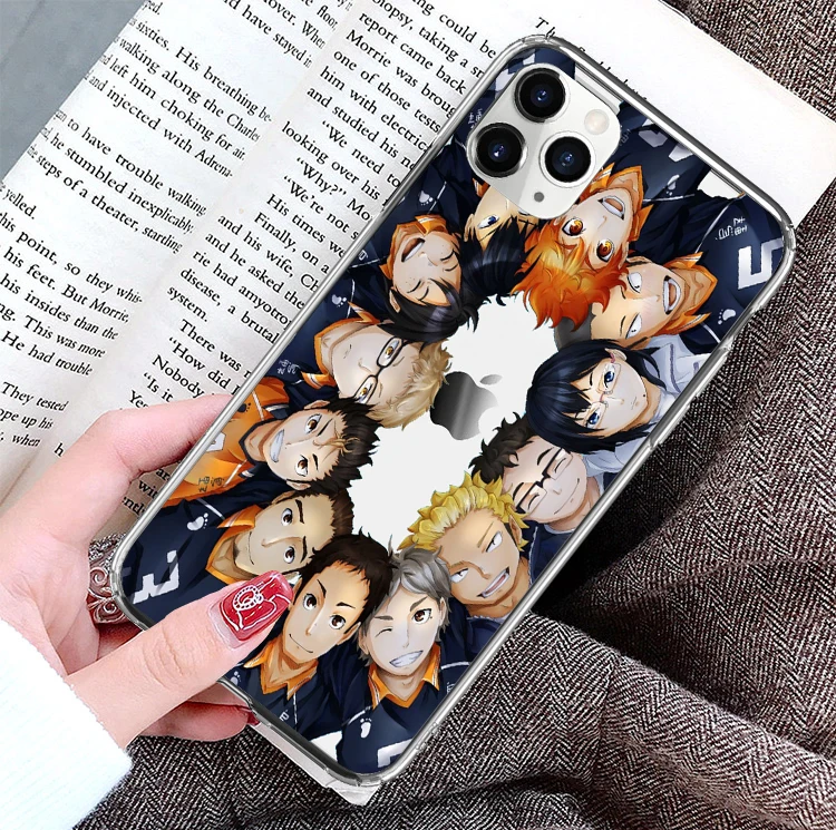 

Haikyuu Hinata Attacks Anime Clear Silicone TPU Phone Cover Case For iPhone 11 Pro Max 6 7 8Plus 12 Pro Max SE 2020 5 XR XS X11