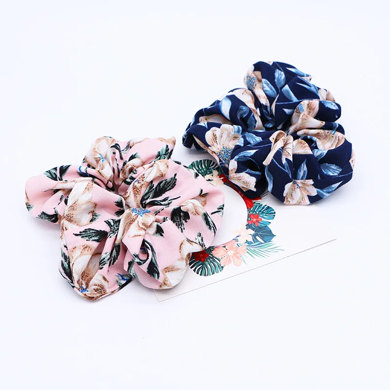 

Girls Silk Scrunchie Hairband Women Retro Hair Rubber Bands Hair Accessories Headband Gum Hair Tie Rope Ponytail Holder