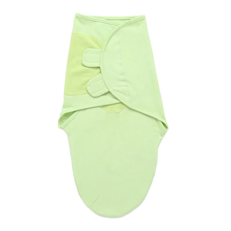Green S Конверт пеленка для новорожденных, одеяло, кокон, накидка, детский спальный мешок, пеленание, хлопковое постельное белье для младенцев, спальное постельное белье - Цвет: Green S