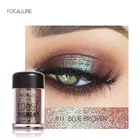 FOCALLURE 18 оттенков блестящие тени для век с высоким пигментом сияющая пудра для век водостойкие долговечные одиночные тени для век макияж
