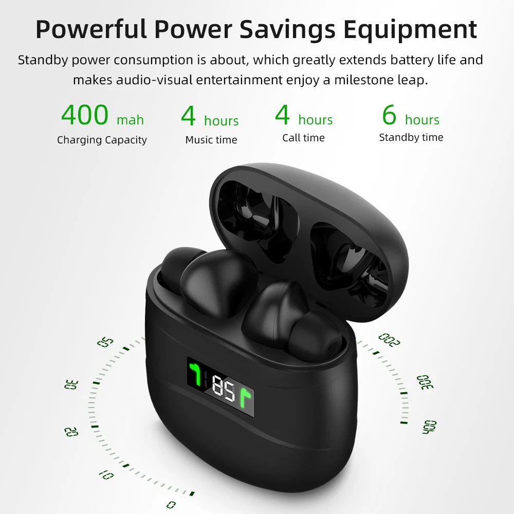 Bluetooth наушники PJD 5 2 дюйма TWS со светодиодным дисплеем|Наушники и гарнитуры| |