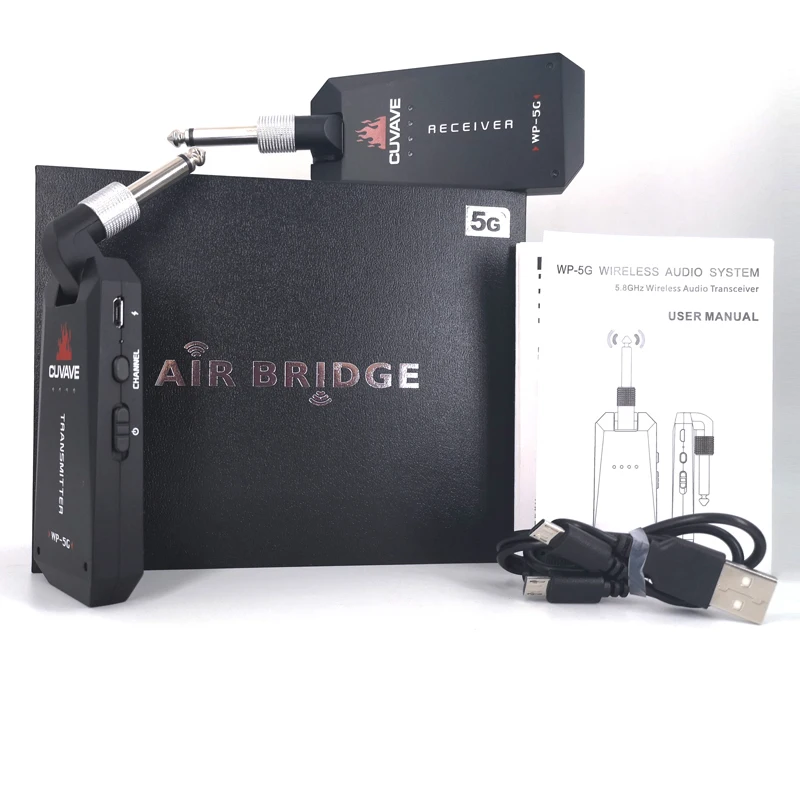 Беспроводная гитарная система 5 8G беспроводной аудиопередатчик приемник 4 канала