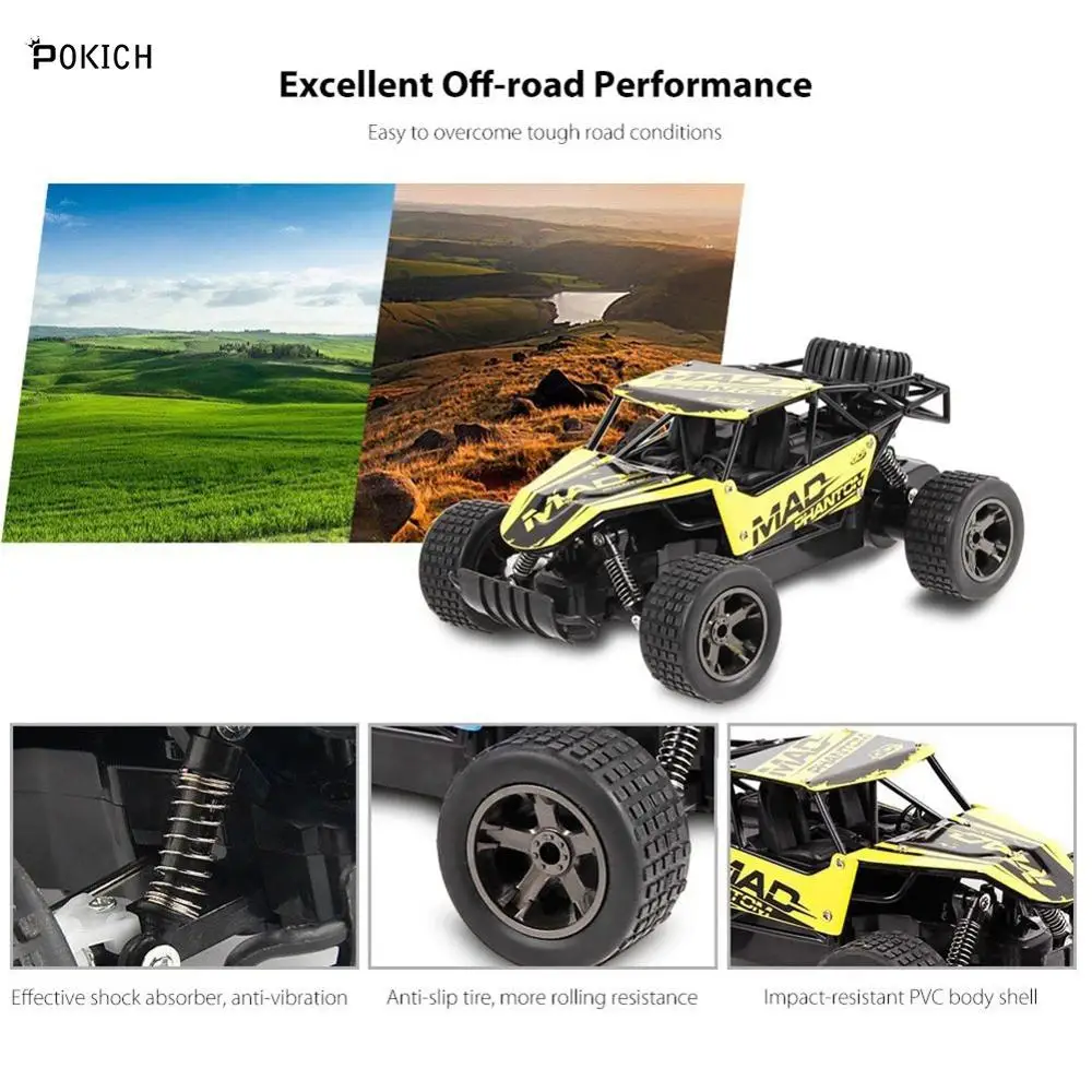 Pokich RC автомобиль 1/20 2 4 ГГц высокоскоростной радиогоночный скалолазание