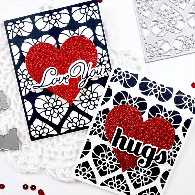 3 шт./компл. пасхальное яйцо снежинка сердце фон металлические штампы сделай сам