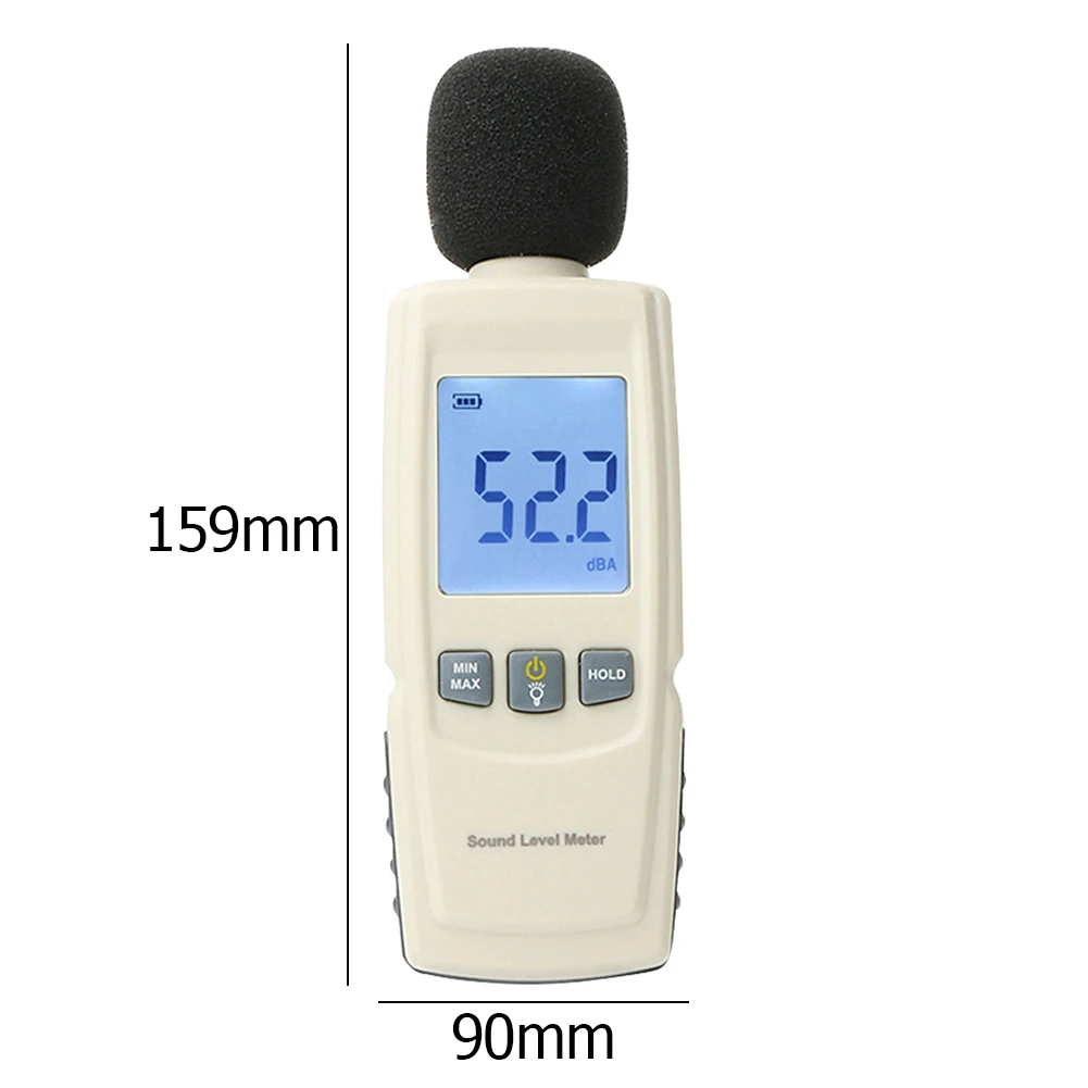 

Portable GM1352 Noise Tester Measuring Instrument 30-130dB dB Meter Digital Audio Sound Level Detector Meter Decibel Monitor