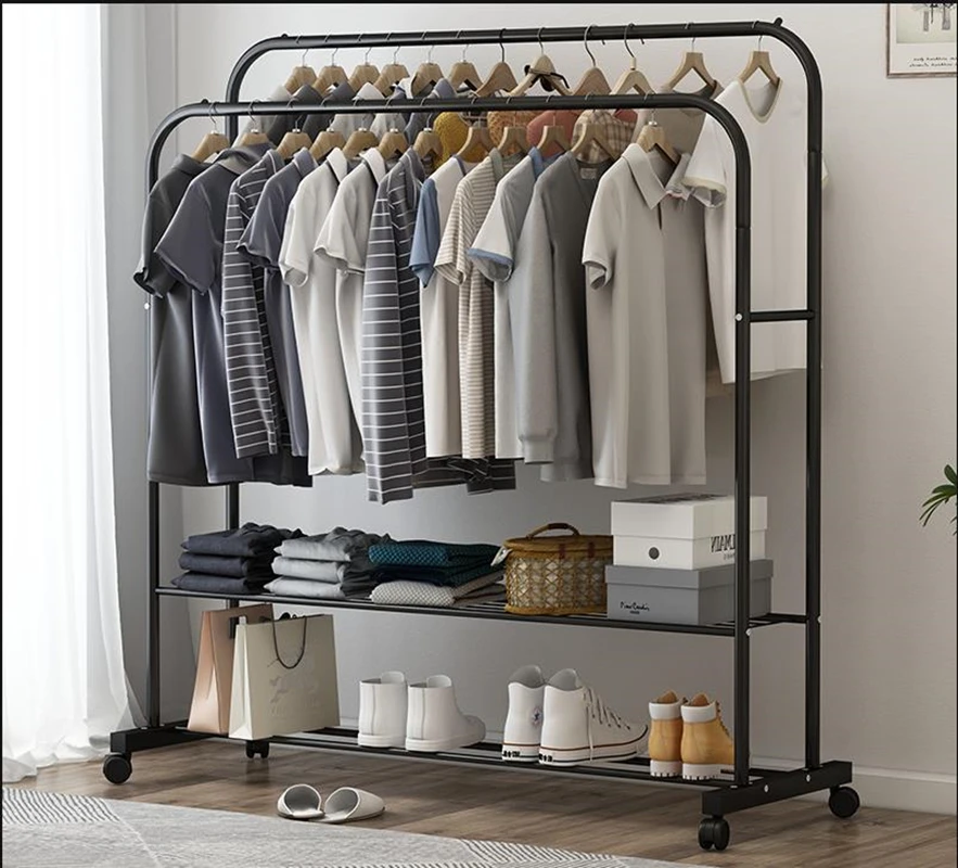 Складные напольные вешалки для одежды Вешалки лошадей хранения сушилки