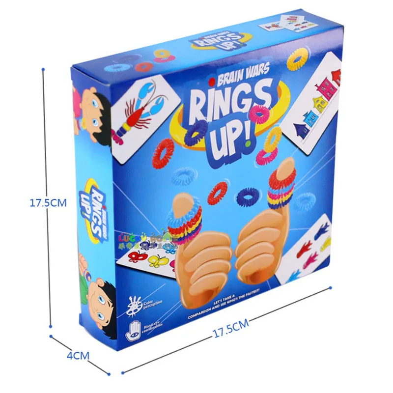 Детский набор колец для игры в пол Eva 3C карты цветная Логика родителей и детей