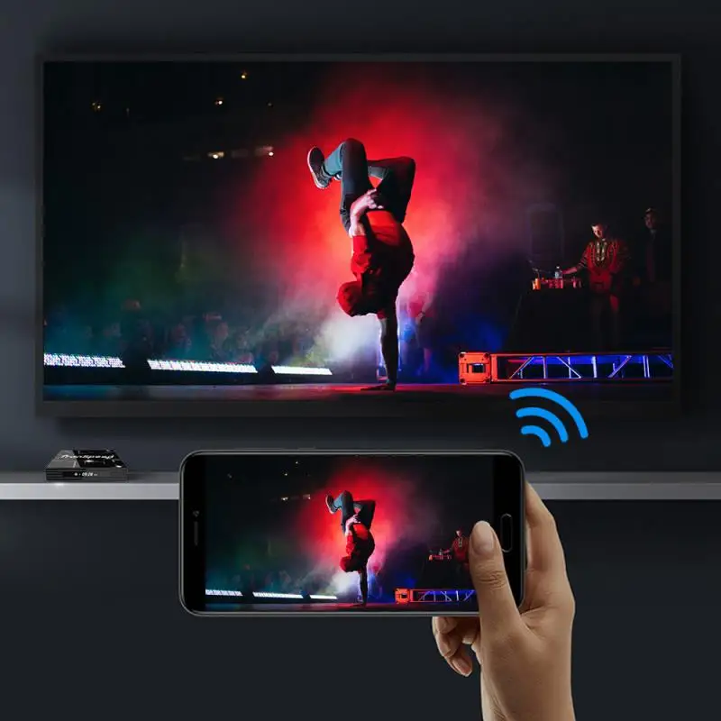 Android 9 0 TV BOX 3D Ultra HD 4K голосовой помощник Air Mouse Youtube приемник 4G 64G Wifi Bluetooth быстрая