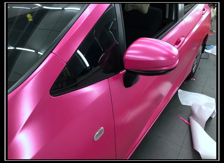 2 шт. 50*150 см электро покрытие пленка для кузова автомобиля матовая розовая