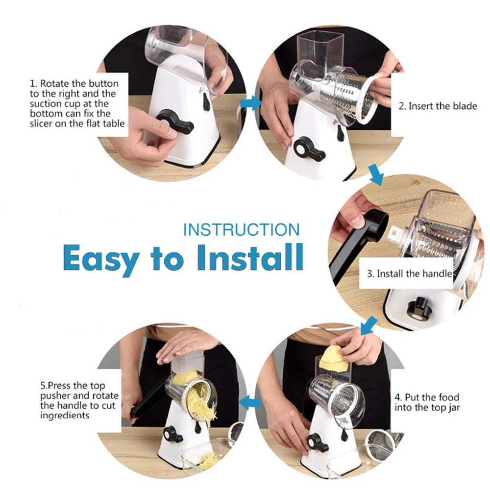 3 in 1 multifunctional manual mandolin vegetable slicer kitchen tools roller cheese cutter gadgets and accessories free global shipping