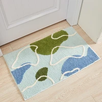 non slip bathroom rugs bathroom floor mats flocking toilet entrance mat absorbent foot mats quick drying household doormats