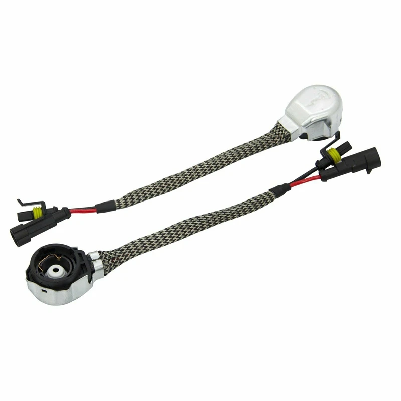 

2X D2S/D4S HID Xenon Bulb Adapters Wire Harness Connector Cable Socket