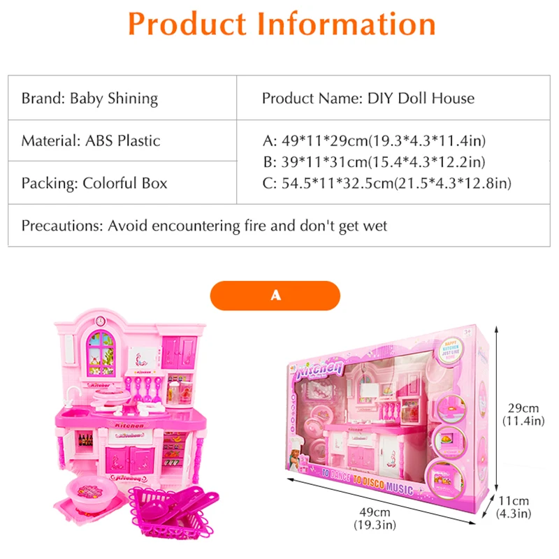 Набор для кукольного домика сделай сам маленькая мебель милый розовый Кукольный