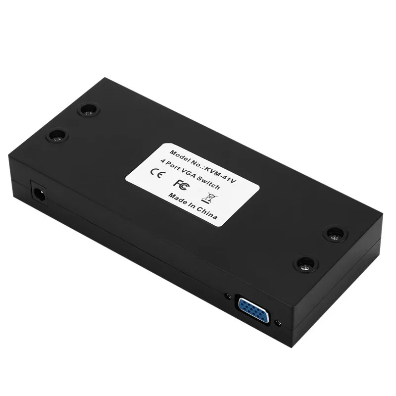 4 Ports VGA Switcher Splitter in 1 Out Video Switch Adapter Converter Box for Projector TV Monitor | Электроника
