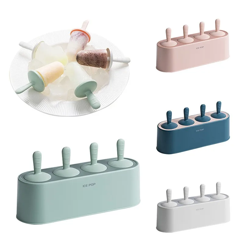 

Ice Cream Mold Silicone Desserts Maker Tools Popsicle Ice Mold Kitchen Home Tools Baking Accessories DIY Homemade Ice Cube Tray