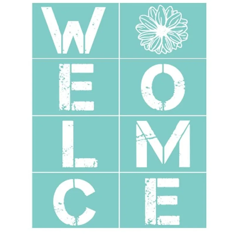 Добро пожаловать шелк Экран трафарету клейкой сетки передачи Couture ремесло для