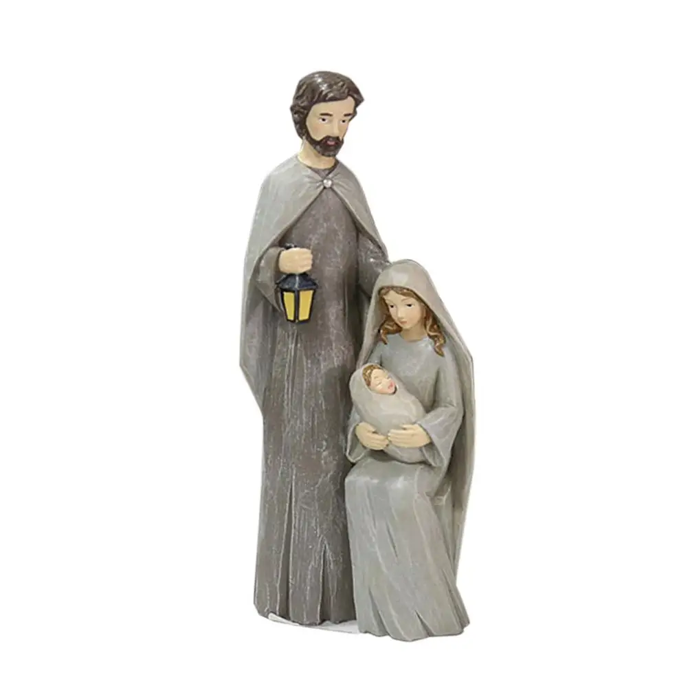

Christmas Nativity Figurine 7 Inch Holy Family With Mary Joseph Baby Jesus Religious Meaning The Story Of Jesus Nativity Scene