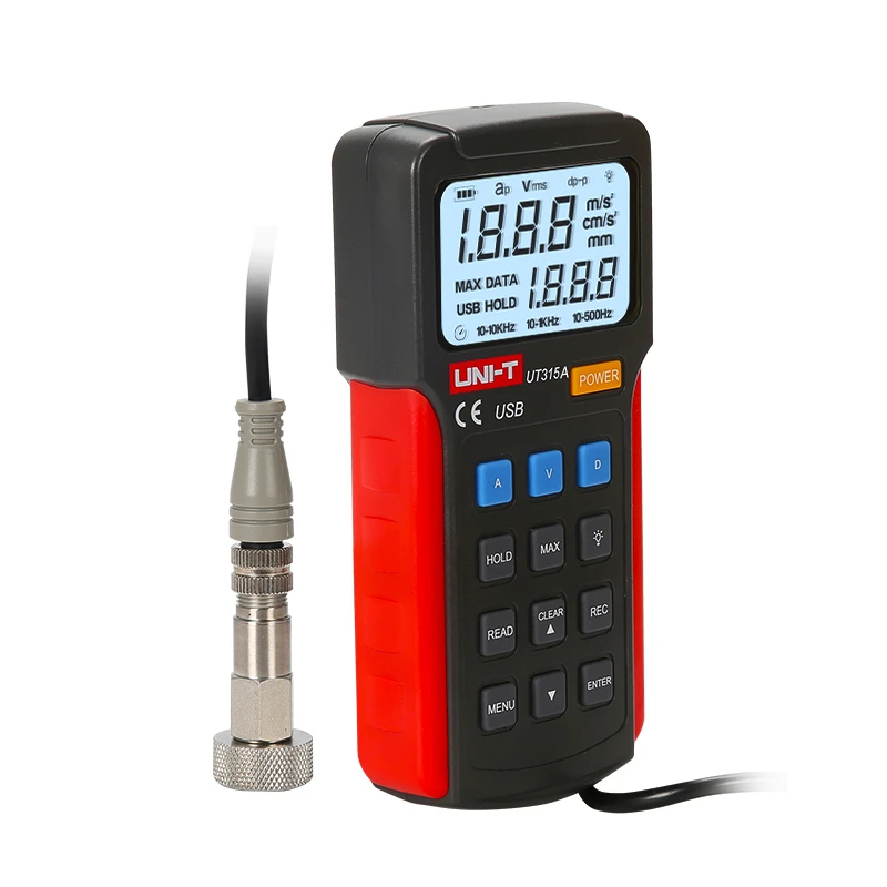 UNI-T цифровой тестеры вибрации анализатор измеритель ускорения измерение