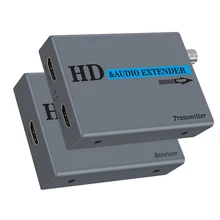 HDMI Extender Over a Coaxial Cable (RG6/RG7/RG11)  1080p 60Hz HDMI Over Coax Cable Up to 328-1640Ft(100-500m) TX RX