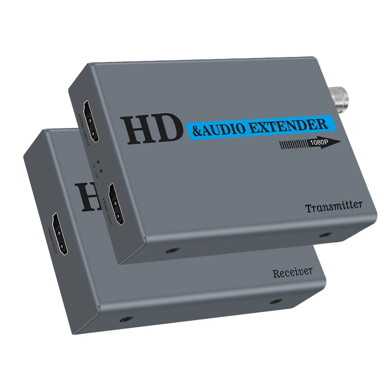 HDMI удлинитель через коаксиальный кабель (RG6/RG7/RG11) 1080p 60 Гц до 328 1640 футов (100 500 м) TX
