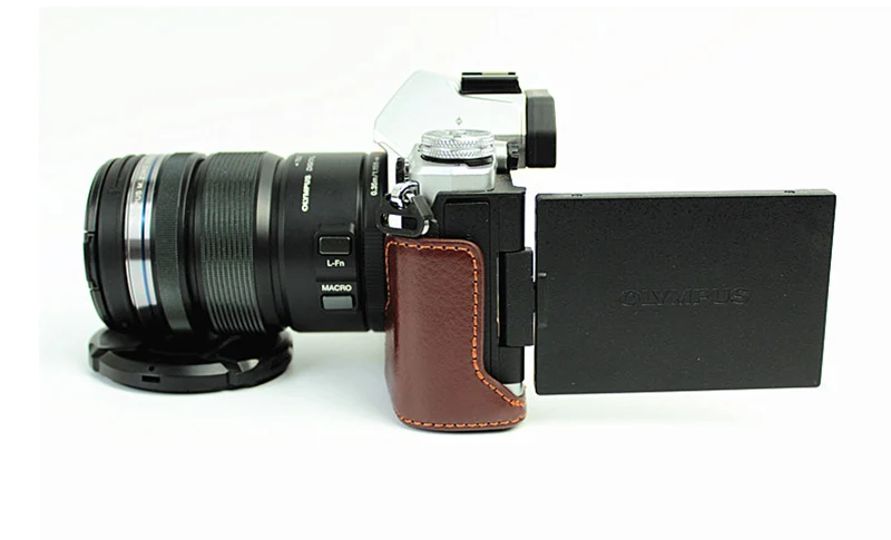 Чехол из натуральной кожи получехол для камеры Olympus чехол телефона с отверстием