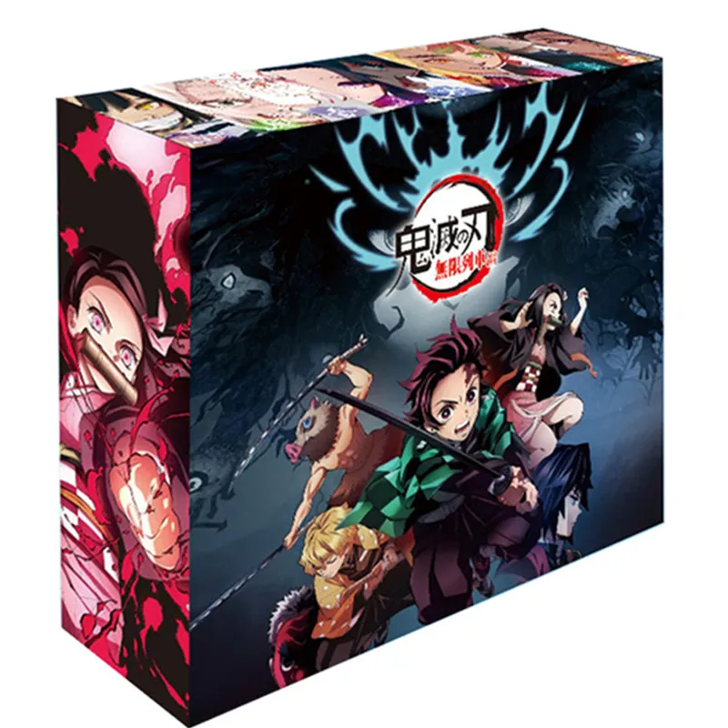 Tarjeta de colecci&oacute;n Demon Slayer 2021 Original, TCG juego de cartas, juguetes de mesa para la familia, regalo de Navidad para ni&ntilde;os-1