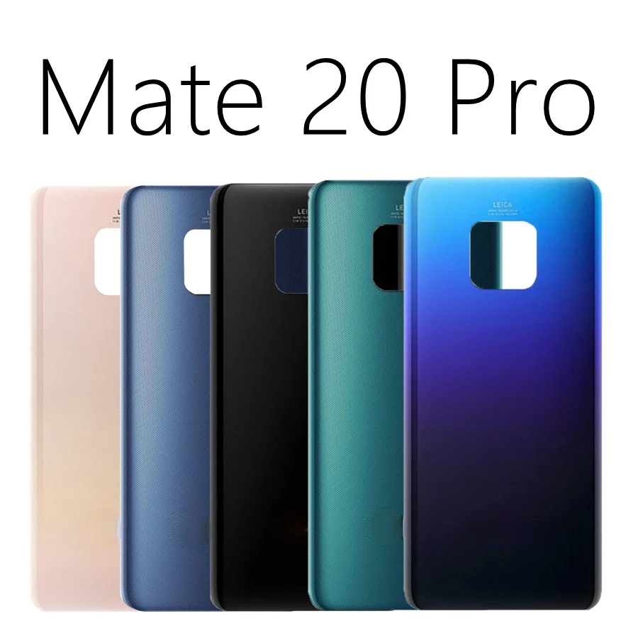 Заднее стекло для Huawei Mate 20 Pro задняя крышка батарейного отсека Mate20 панель чехол Lite