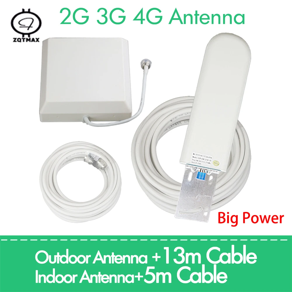 ZQTMAX 2g 3g 4g антенна 25dBi для GSM CDMA DCS pcs 4G LTE UMTS 850 900 1800 1900 2100 2600 Усилитель сотового