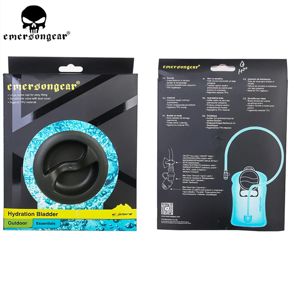 

EMERSONGEAR Outdoor Tactical Water Bag TPU Safety 2.5L Traveling Hiking Climbing Cycling Military Hydration System Portable