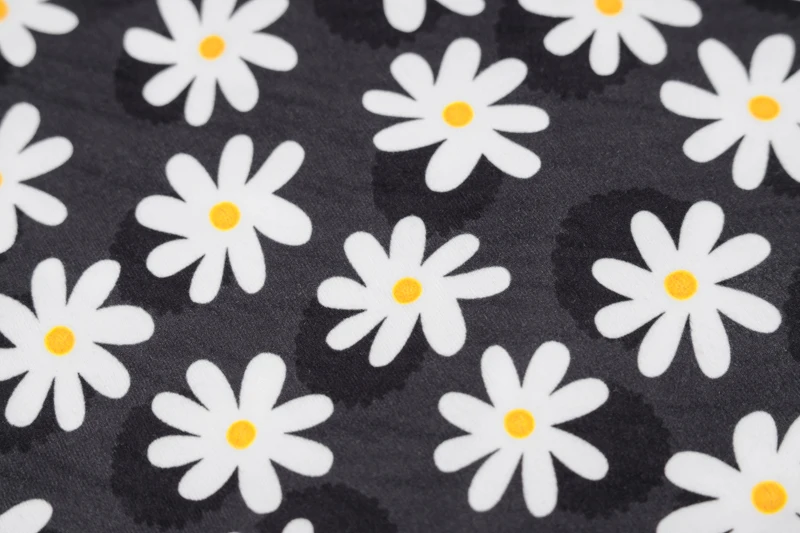 

2020 Summer Daisy Floral Print Two Piece Sets Spaghetti strap Crop Top Drawstring Bow Split Mini Skirt Sweet Women Outfits