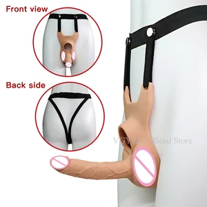 Анальная пробка с двойным проникновением, фаллоимитатор, Анальная пробка, вибратор для мужчин, страпон на пенис вагинальная пробка, секс-игрушки для пар