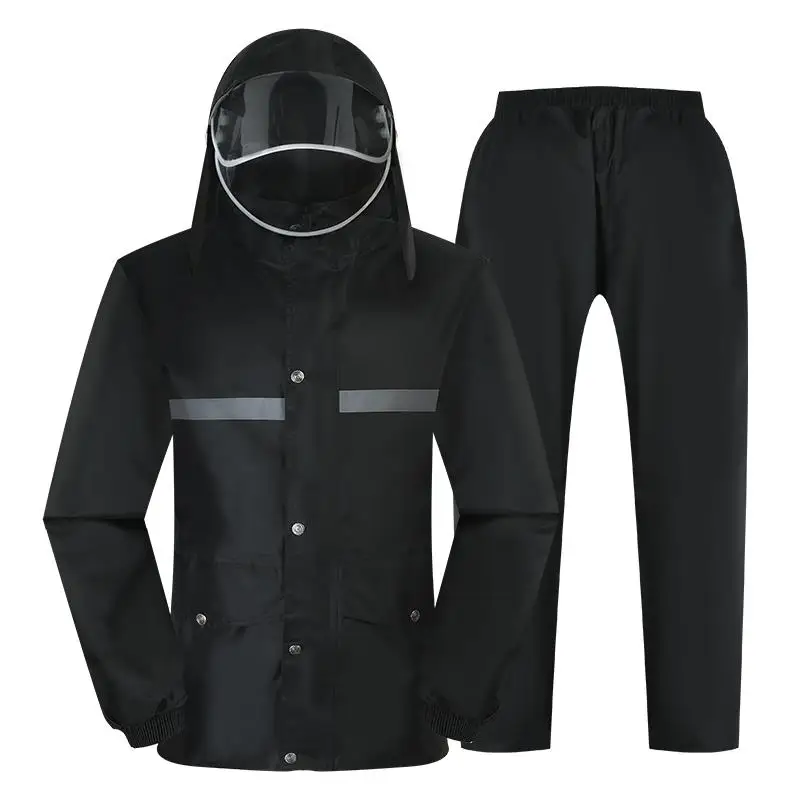 

Waterproof Scooter Raincoat Bicicle Men Plastic Overall Hooded Raincoat Hiking Unisex Outdoor Regenjas Dames Rain Gear QEA60YY