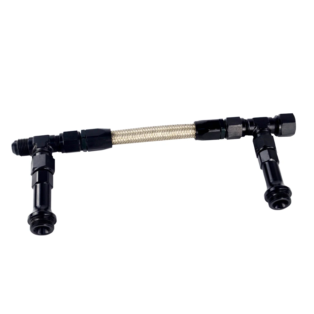 RESO AN8 8AN двойная подача топливная леска Carb для Holley Dominator 4500 Series 7/8 &quot 20 thread|Подача и
