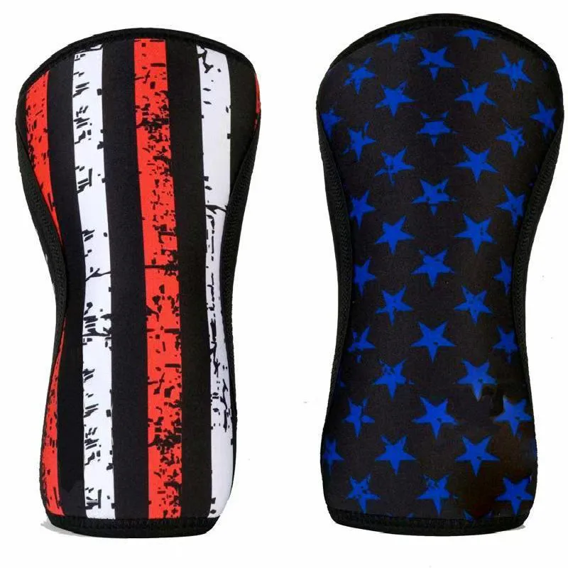 

Knee Sleeves for Weightlifting (1 Pair) Premium Support & Compression - Powerlifting & Crossfit - 7mm Neoprene Sleeve